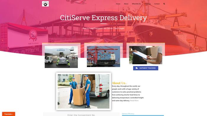 Secure.citiserveexpressdelivery.com Shipping Scam Review|