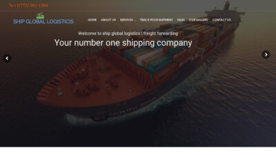 Shipgloballogistics.com Shipping Scam Review|