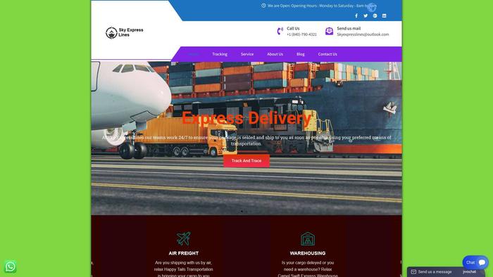 Skyexpresslines.com Shipping Scam Review