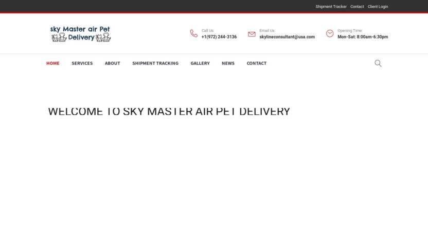 Skymasterairpetdelivery.com Shipping Scam Review|