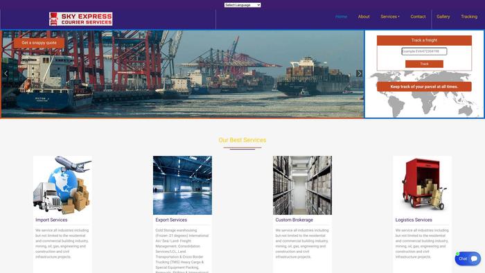 Skyxpresscouriercompany.com Shipping Scam Review|