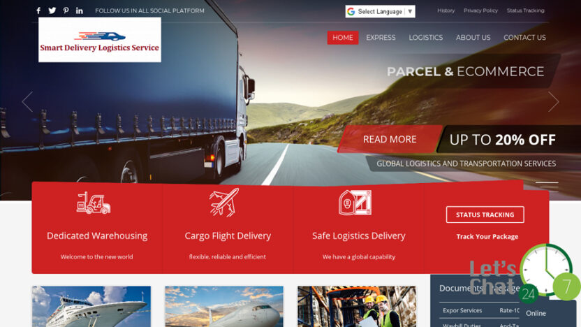 Smartdeliverylogisticsservice.us Shipping Scam Review|