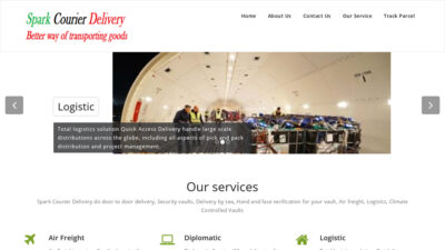 Sparkcourierdelivery.com Shipping Scam Review|