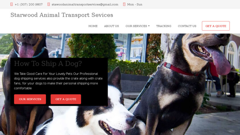 Starwoodanimaltransports.com Shipping Scam Review|