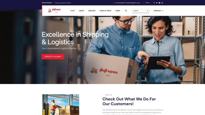 Swift-expresslogistics.org Shipping Scam Review|