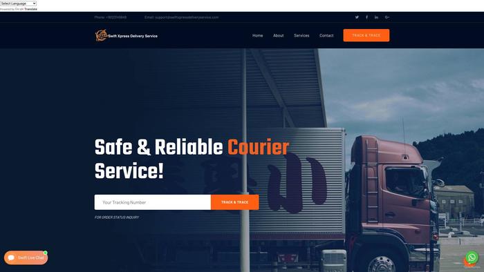 Swiftxpressdeliveryservice.com Shipping Scam Review|