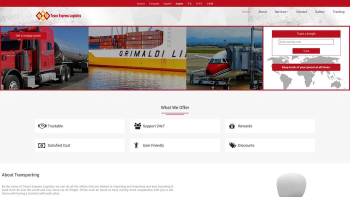 Tescoexplogistics.com Shipping Scam Review|