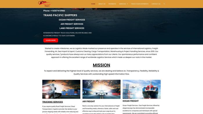 Transpacificshippers.com Shipping Scam Review|