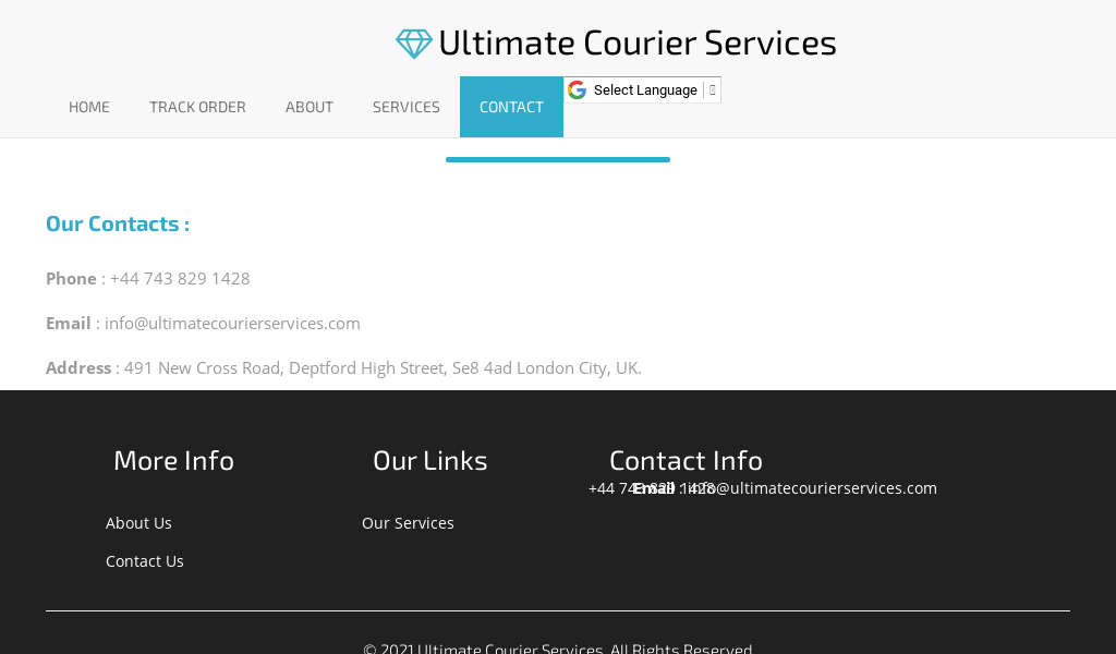 Ultimatecourierservices.com Shipping Scam Review