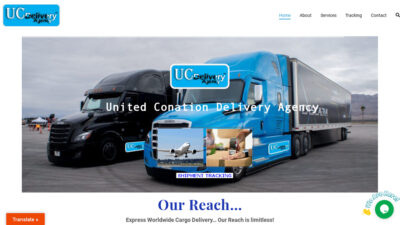 Unitedconationdeliveryagency.com Shipping Scam Review|