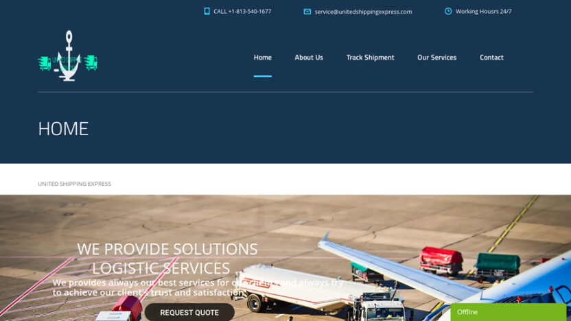 Unitedshippingexpress.com Shipping Scam Review|