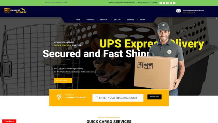 Upsexpressdeliveries.com Shipping Scam Review|