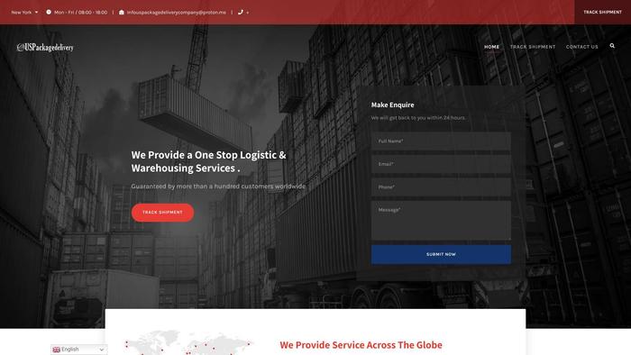 Uspackagedelivery.net Shipping Scam Review|