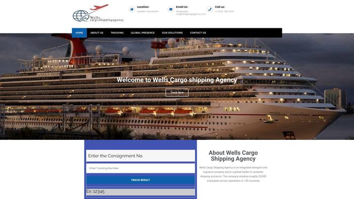 Wells-cargoshippingagency.com Shipping Scam Review|