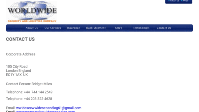 Wwsecandlogistics.com Shipping Scam Review