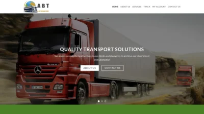 A screenshot of Allbaytruckfreight.online