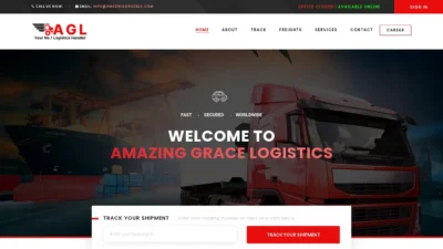 A screenshot of Amazinggracels.com