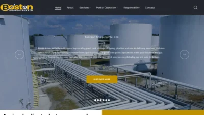A screenshot of Bontsonshippingltd.com