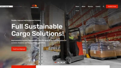 A screenshot of Camelxpressdelivery.online