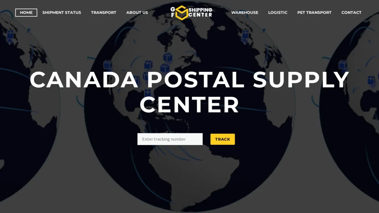 A screenshot of Canadapostalsupply.com