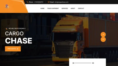 A screenshot of Cargochase.com