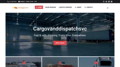 A screenshot of Cargovanddispatchsvc.com