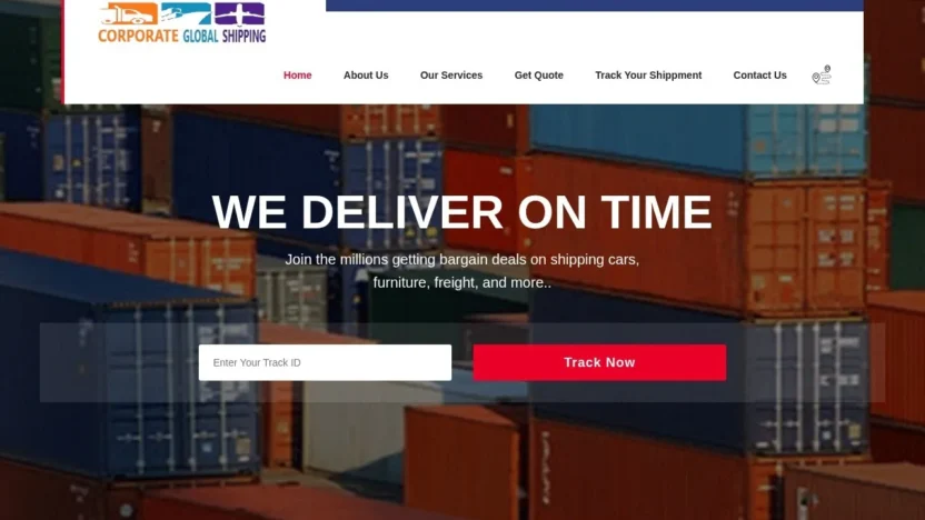 Review corporateglobeshipping.com