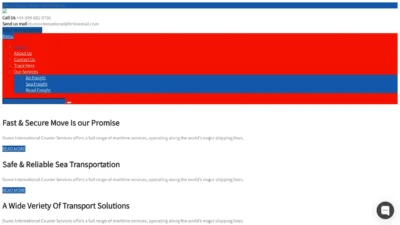 A screenshot of Durexinternationalcs.com