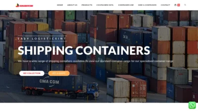 A screenshot of Easylogisticsint.com