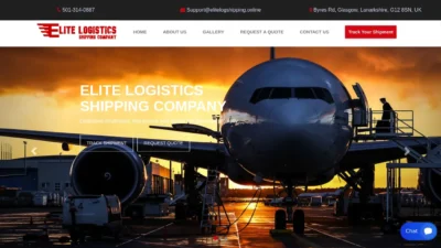A screenshot of Elitelogshipping.online