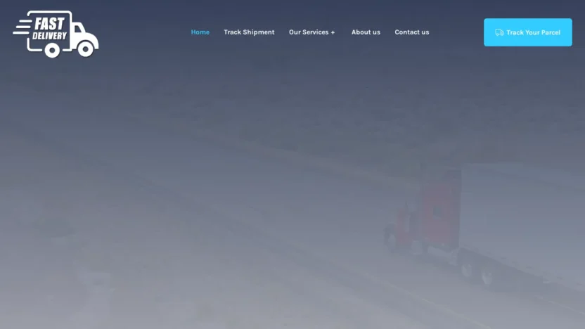 A screenshot of Fastpostdelivery.com