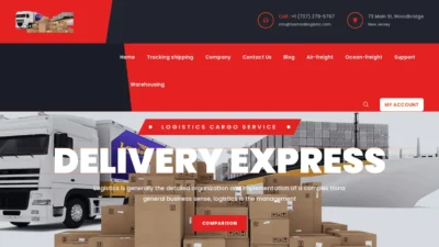 A screenshot of Fastracklogistic.com
