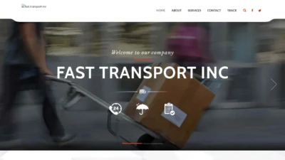 A screenshot of Fasttransportinc.net