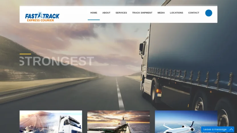 A screenshot of Fasttxpressdeliv.org