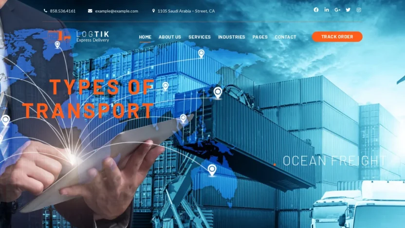 A screenshot of Firstchoicegloballogistics.com