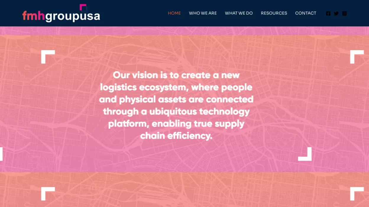 A screenshot of Fmhgroupusa.com