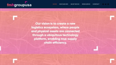 A screenshot of Fmhgroupusa.com