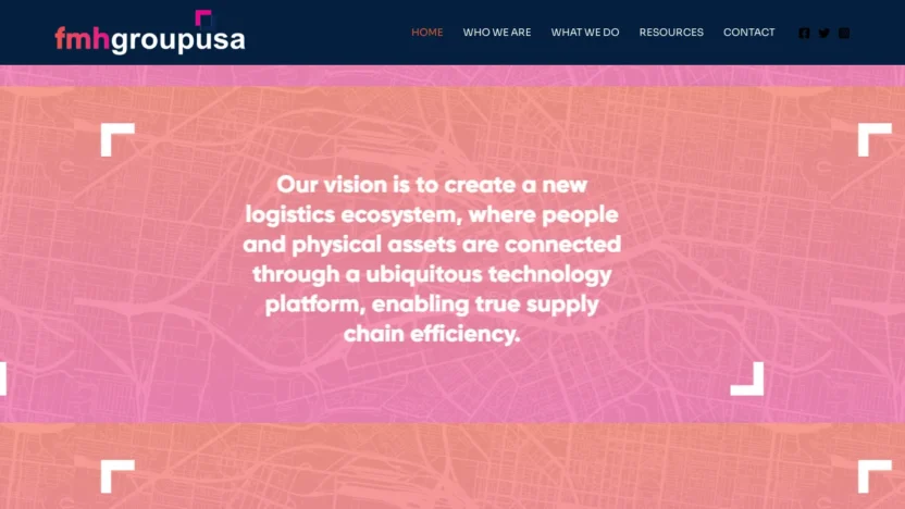 A screenshot of Fmhgroupusa.com