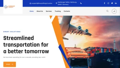 A screenshot of Forwardfreight.online