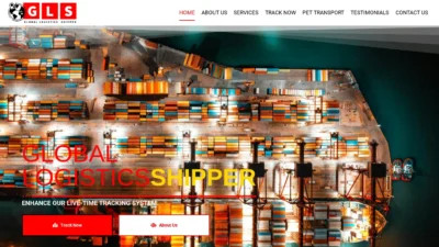 A screenshot of Globallogisticsshipper.com