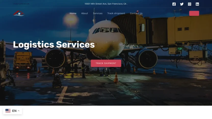 A screenshot of Glodeliveryagency.com