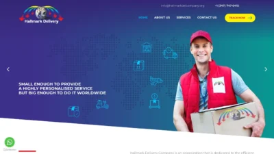 A screenshot of Hallmarkdelcompany.org