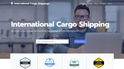 A screenshot of Iccargoship.com