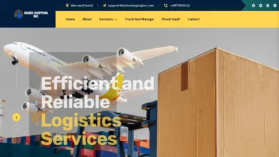 A screenshot of Indexshippinginc.com