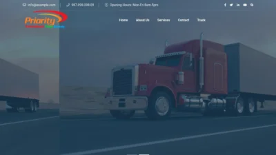 A screenshot of Internationalcargoprioritydelivery.com
