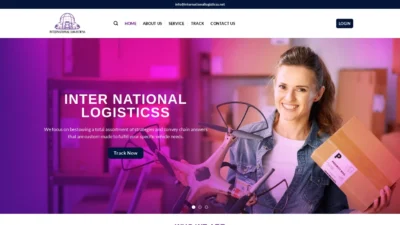 A screenshot of Internationallogisticss.net