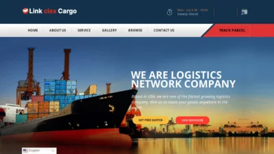 A screenshot of Linkclexcargo.com