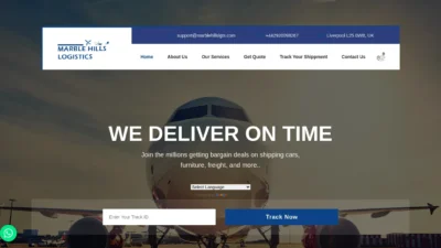 A screenshot of Marblehillslgts.com