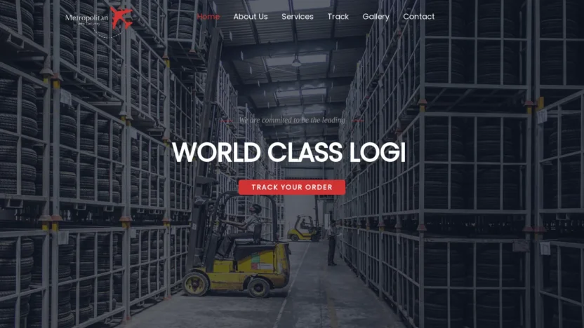 A screenshot of Metdelivery.com