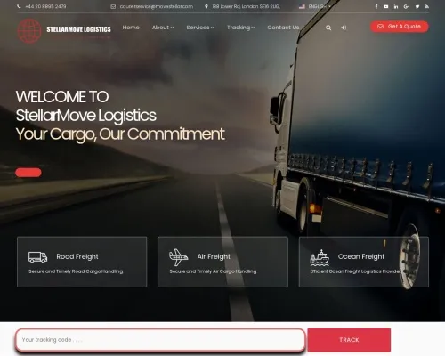 Screenshot of Scam Courier Movestellar.com